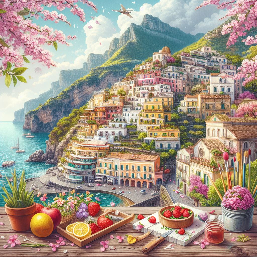 Spring blooms on the Amalfi Coast it's time for cooking classes! - Valentino Cooking Class Amalfi Coast